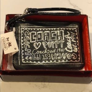 Coach clutch SV/Black poppy